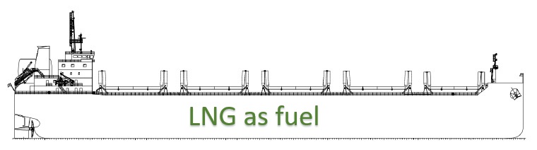 LNG-fuelled post panamax bulk carrier series